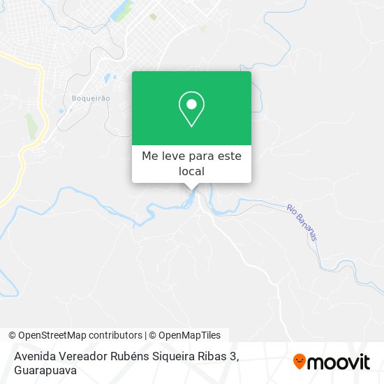 Avenida Vereador Rubéns Siqueira Ribas 3 mapa