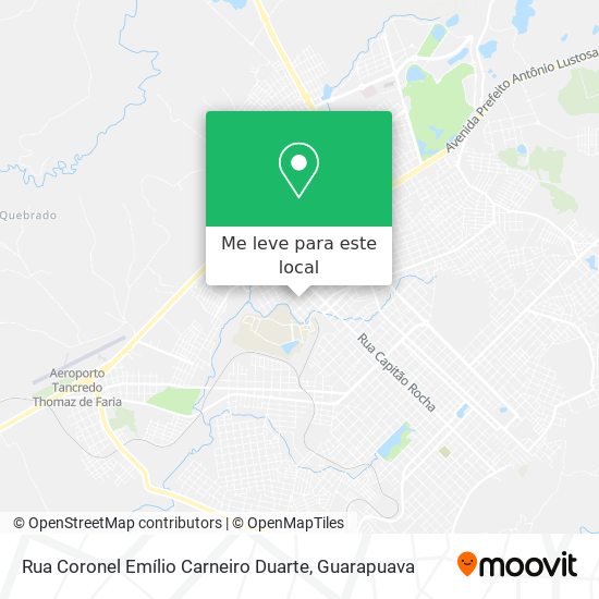 Rua Coronel Emílio Carneiro Duarte mapa