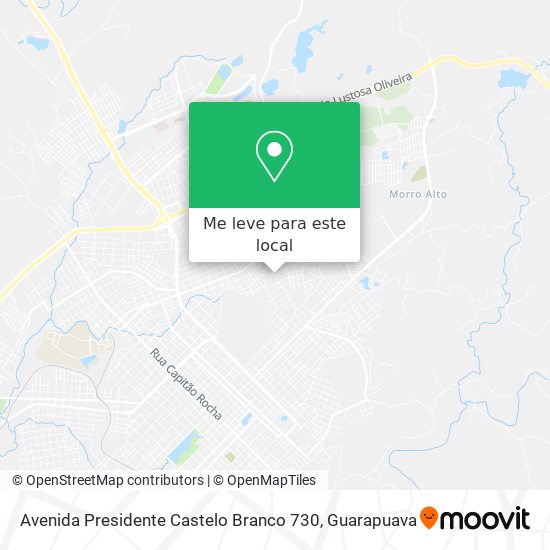 Avenida Presidente Castelo Branco 730 mapa