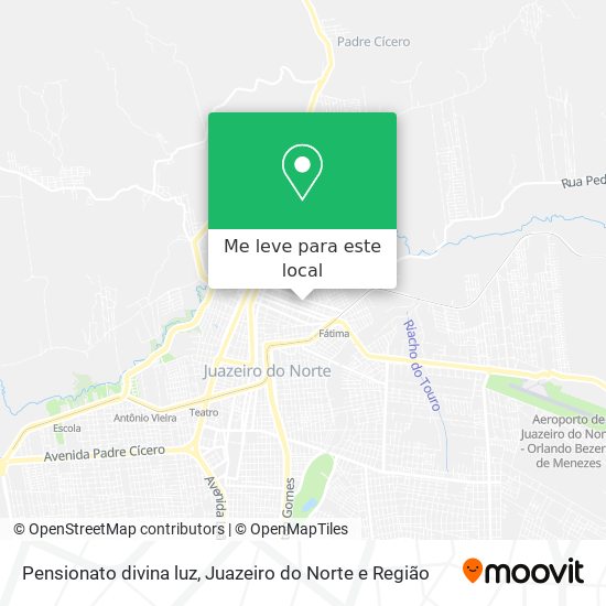 Pensionato divina luz mapa