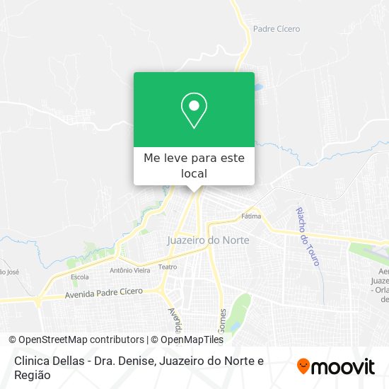 Clinica Dellas - Dra. Denise mapa