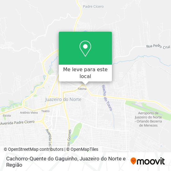 Cachorro-Quente do Gaguinho mapa