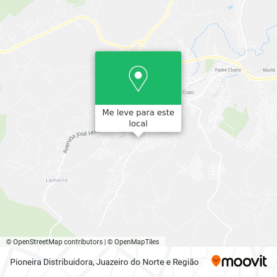 Pioneira Distribuidora mapa