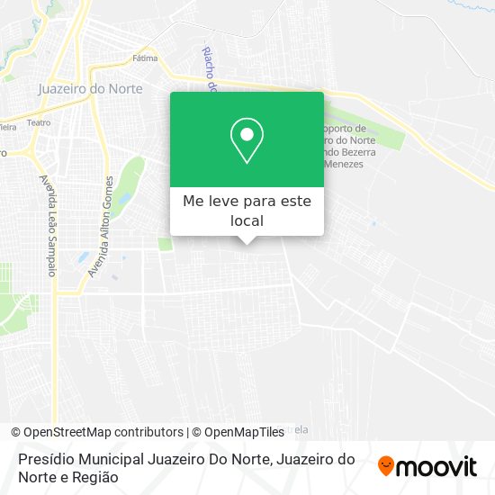 Presídio Municipal Juazeiro Do Norte mapa