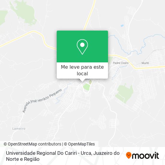 Universidade Regional Do Cariri - Urca mapa