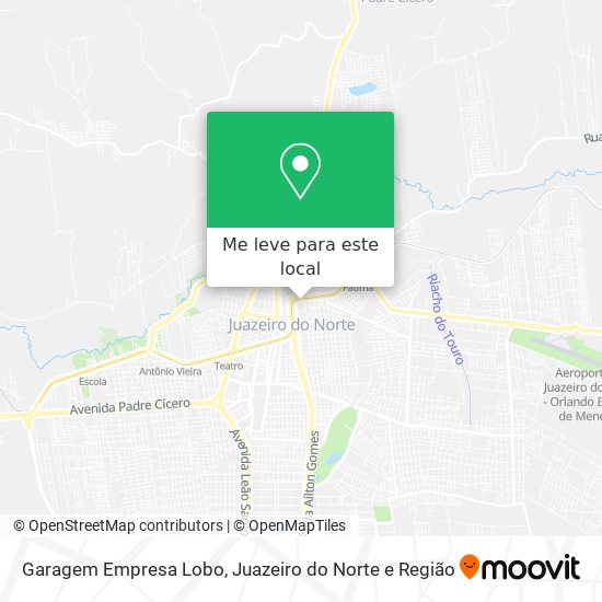 Garagem Empresa Lobo mapa