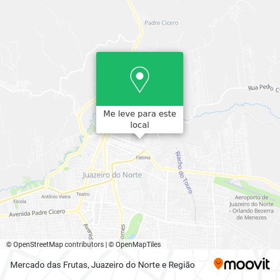 Mercado das Frutas mapa