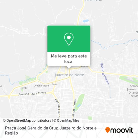 Praça José Geraldo da Cruz mapa