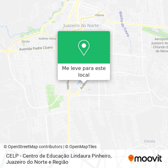 CELP - Centro de Educação Lindaura Pinheiro mapa