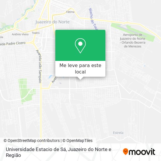 Universidade Estacio de Sá mapa