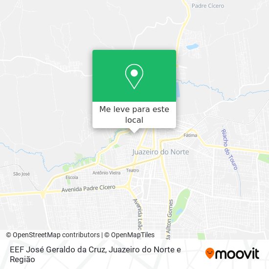 EEF José Geraldo da Cruz mapa