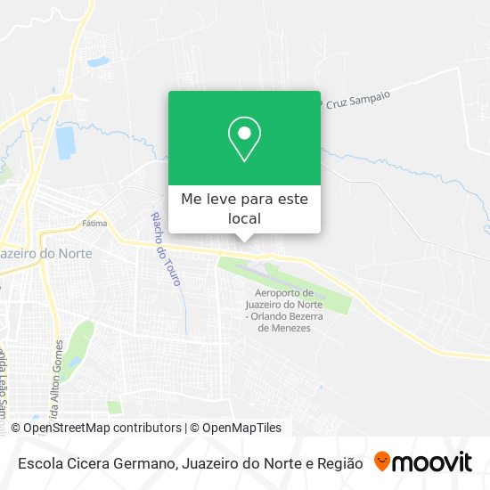 Escola Cicera Germano mapa