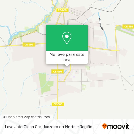 Lava Jato Clean Car mapa