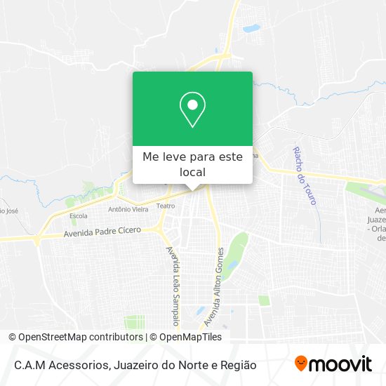 C.A.M Acessorios mapa