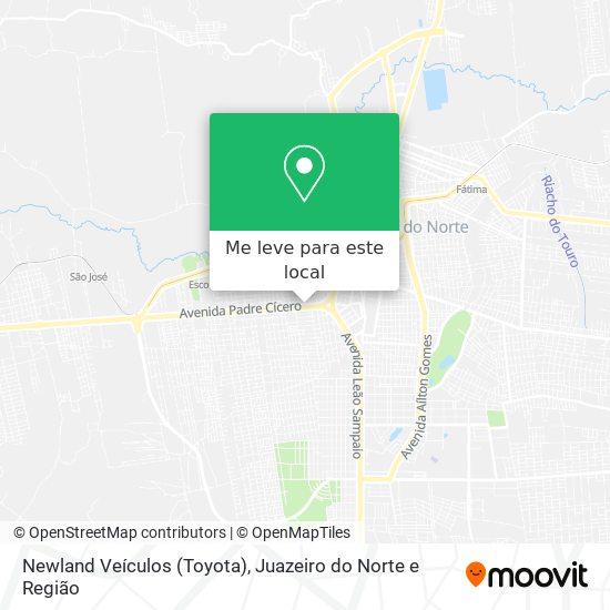 Newland Veículos (Toyota) mapa