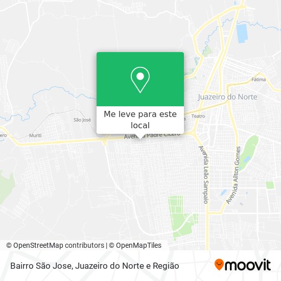 Bairro São Jose mapa