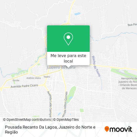 Pousada Recanto Da Lagoa mapa