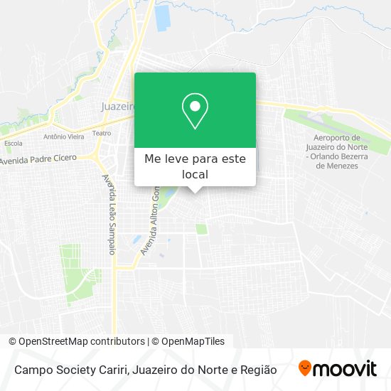 Campo Society Cariri mapa