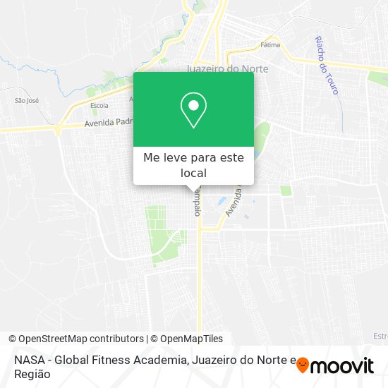 NASA - Global Fitness Academia mapa