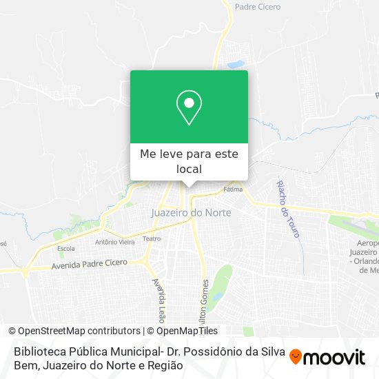 Biblioteca Pública Municipal- Dr. Possidônio da Silva Bem mapa