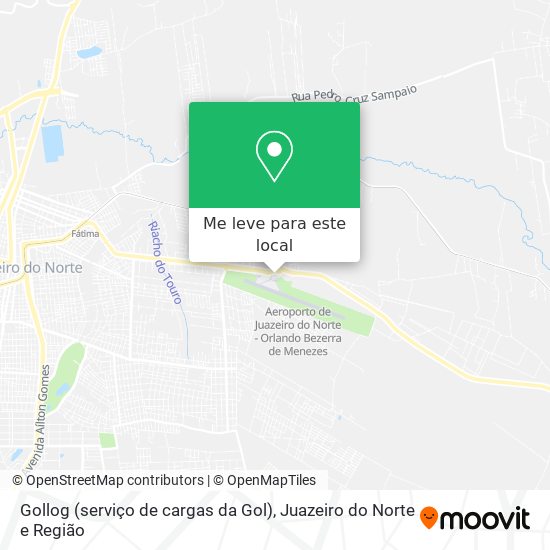 Gollog (serviço de cargas da Gol) mapa