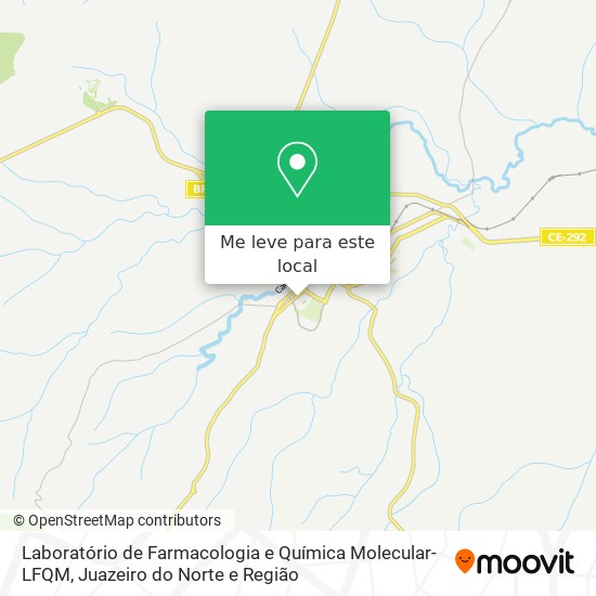 Laboratório de Farmacologia e Química Molecular- LFQM mapa