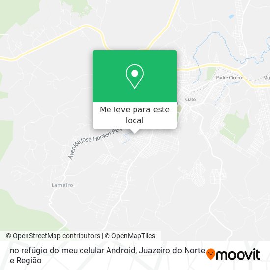 no refúgio do meu celular Android mapa