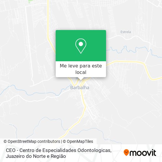 CEO - Centro de Especialidades Odontologicas mapa