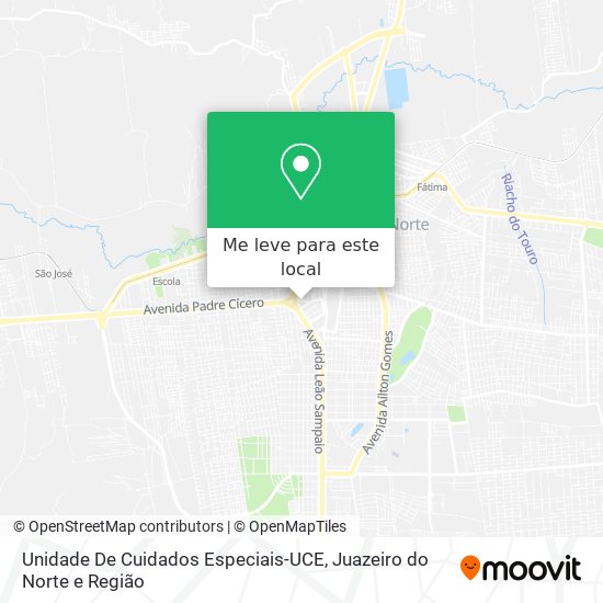Unidade De Cuidados Especiais-UCE mapa