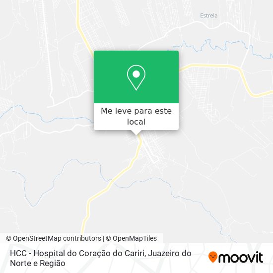 HCC - Hospital do Coração do Cariri mapa