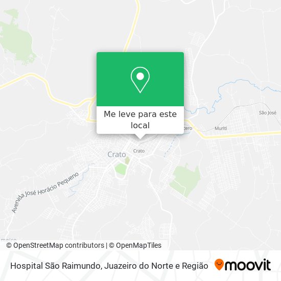 Hospital São Raimundo mapa
