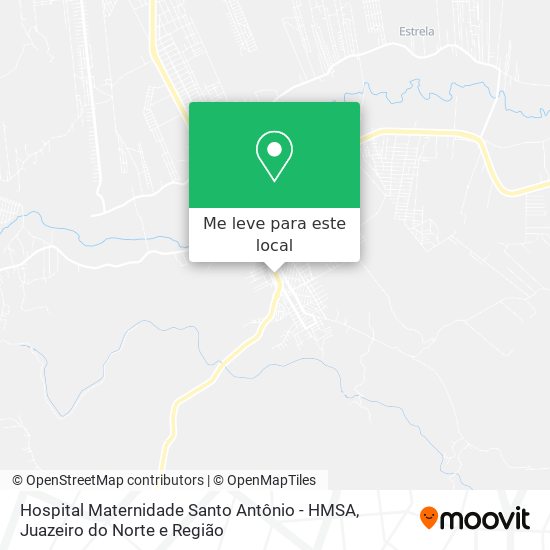 Hospital Maternidade Santo Antônio - HMSA mapa