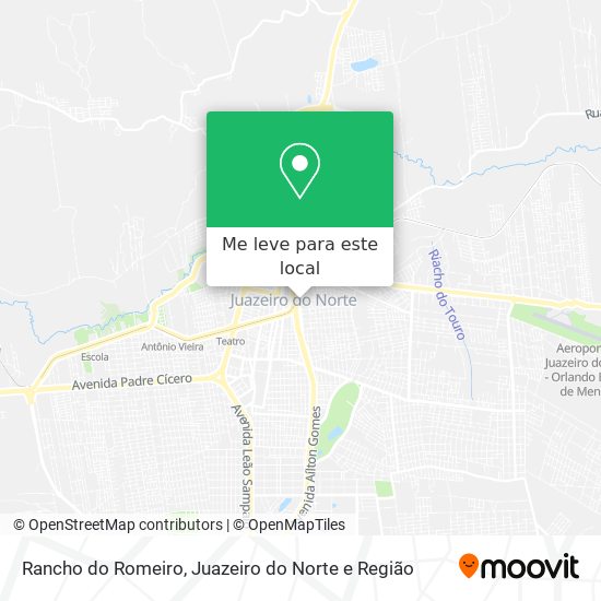Rancho do Romeiro mapa