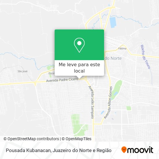 Pousada Kubanacan mapa
