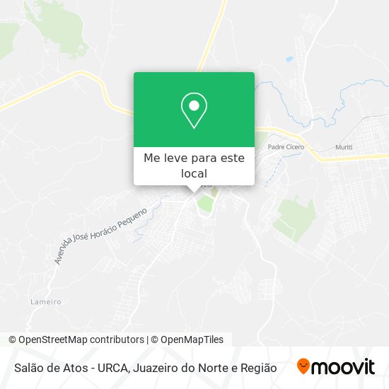 Salão de Atos - URCA mapa