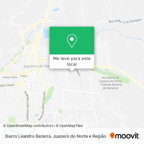Bairro Leandro Bezerra mapa