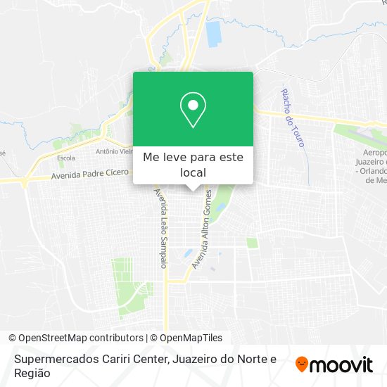 Supermercados Cariri Center mapa