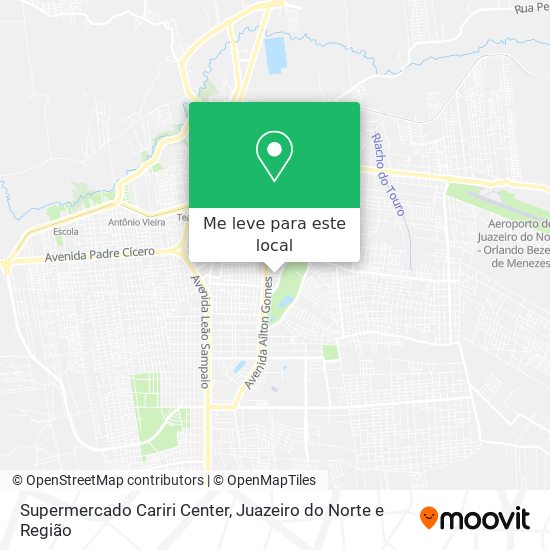 Supermercado Cariri Center mapa