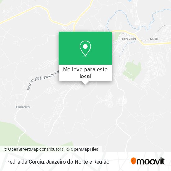 Pedra da Coruja mapa