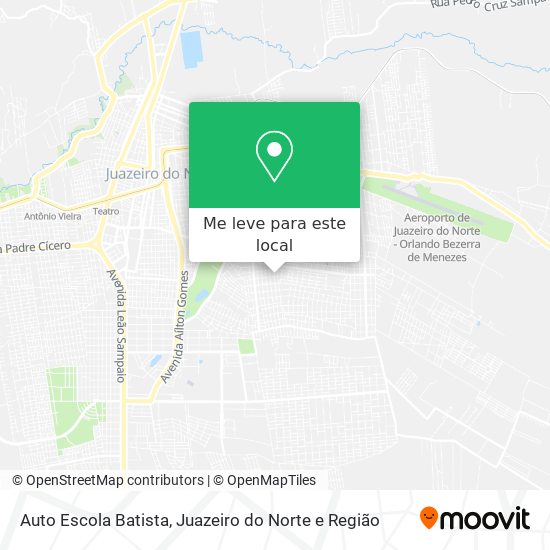 Auto Escola Batista mapa