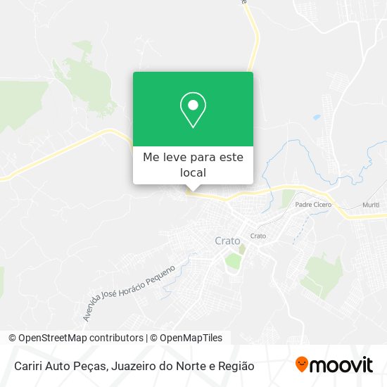 Cariri Auto Peças mapa