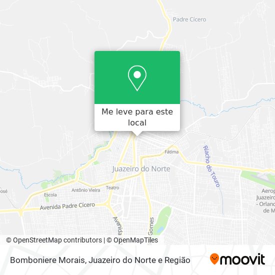 Bomboniere Morais mapa