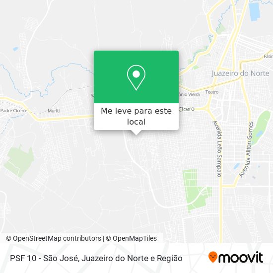 PSF 10 - São José mapa