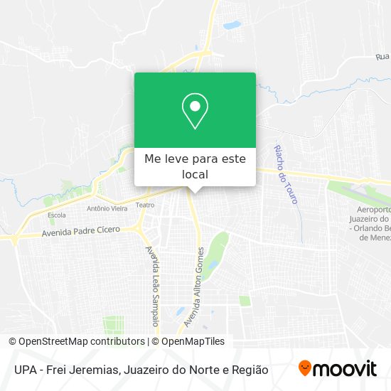 UPA - Frei Jeremias mapa