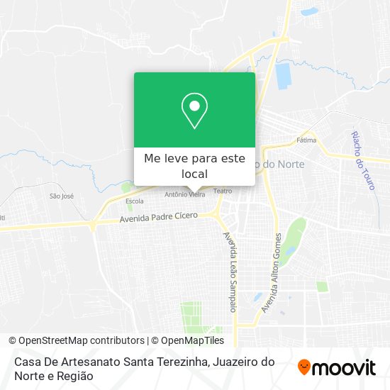 Casa De Artesanato Santa Terezinha mapa
