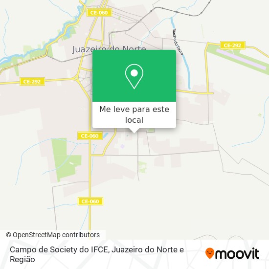 Campo de Society do IFCE mapa