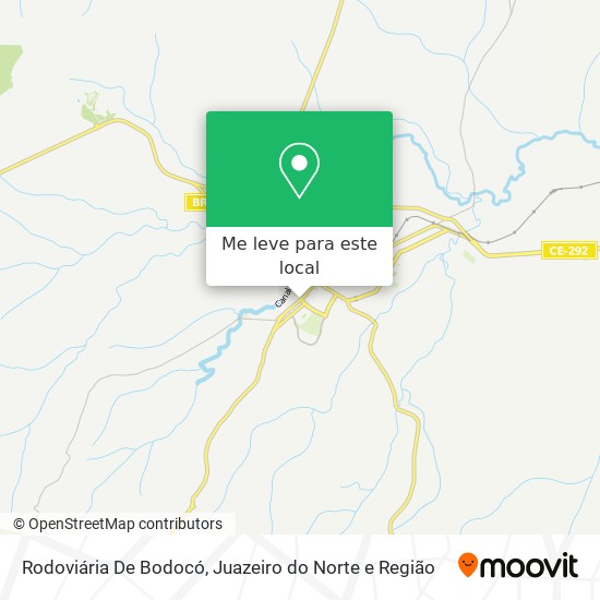 Rodoviária De Bodocó mapa