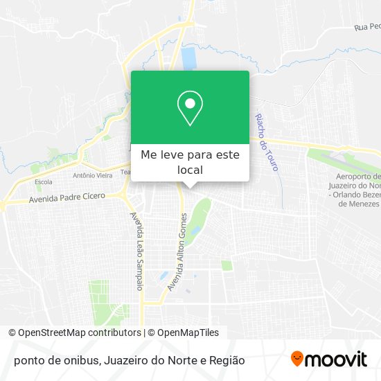 ponto de onibus mapa