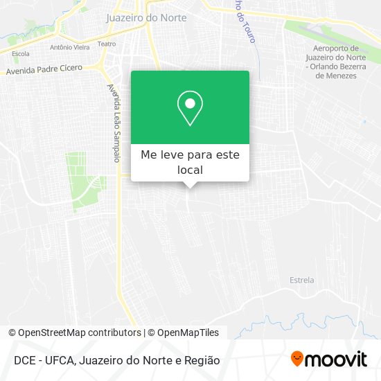 DCE - UFCA mapa