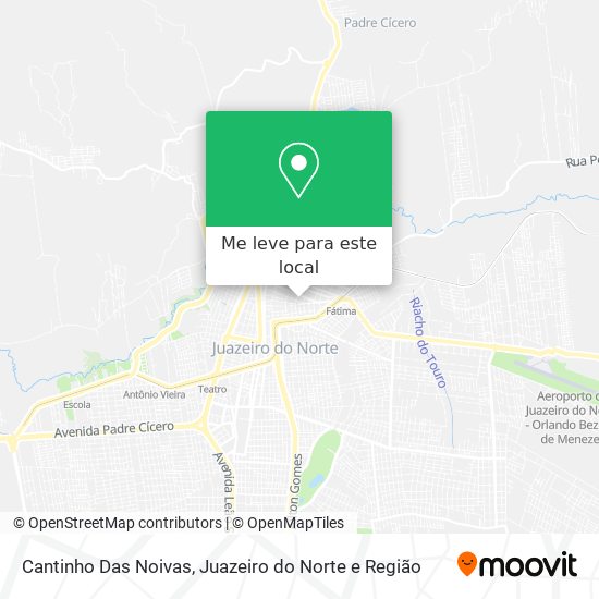 Cantinho Das Noivas mapa